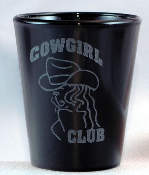 Personalized Sports Shot Glass Rodeo Design